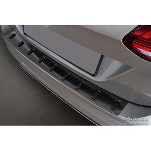 Volkswagen Zwart RVS Bumper beschermer passend voor  Golf VII Variant Facelift 2017-2019 (incl. R