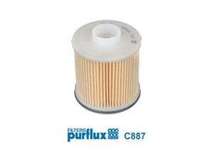 PURFLUX Kraftstofffilter MERCEDES-BENZ,RENAULT C887 D21534,6080903200,A6080903200 Leitungsfilter,Spritfilter 164001458R,164009309R,164009757R