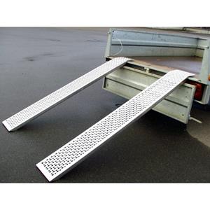 hpautozubehör HP Autozubehör 11274 gerade Auffahrrampe 400kg Aluminium 1500mm x 215mm x 35mm