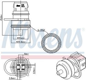 Dacia Temperatuursensor