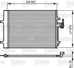VALEO Klimakondensator FORD,LAND ROVER 814184 LR000566,LR023921,1710241 Kondensator,Klimakühler,Kondensator Klimaanlage,Kondensator, Klimaanlage