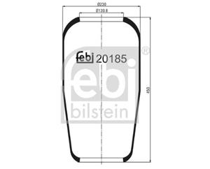 febibilstein Federbalg, Luftfederung Febi Bilstein 20185