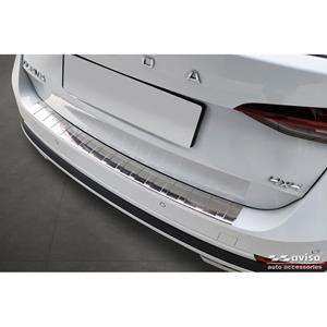 Skoda RVS Achterbumperprotector passend voor  Octavia Scout (NX5) 2020- 'Ribs'