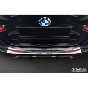 Bmw RVS Achterbumperprotector passend voor  3 Serie Touring (G21) Facelift 2022- met M-Pakket 'Ribs'