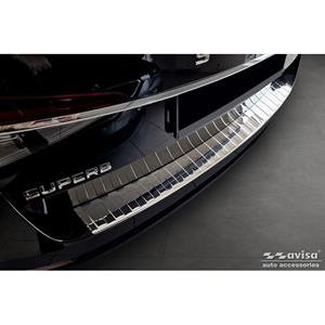 Skoda Chroom RVS Achterbumperprotector passend voor  Superb Combi 2015-2019 incl. Facelift 2019-2024
