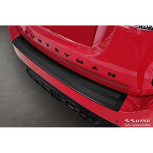Mini Matzwart RVS Achterbumperprotector passend voor  Countryman F60 FL 2020-2023