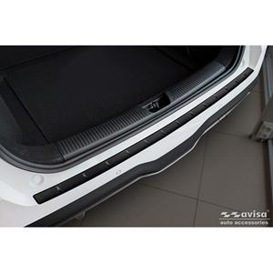 Mg Matzwart RVS Achterbumperprotector passend voor  4 (EV) 2022- 'Ribs'