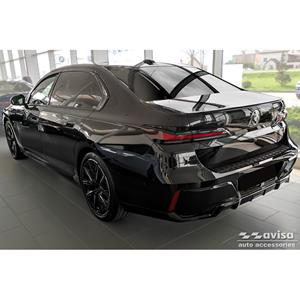 Bmw Echt 3D Carbon Achterbumperprotector passend voor  7-Serie G70 Sedan M-Pakket 2023-