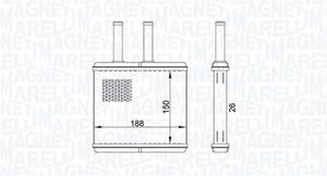 Daewoo Kachelradiateur, interieurverwarming