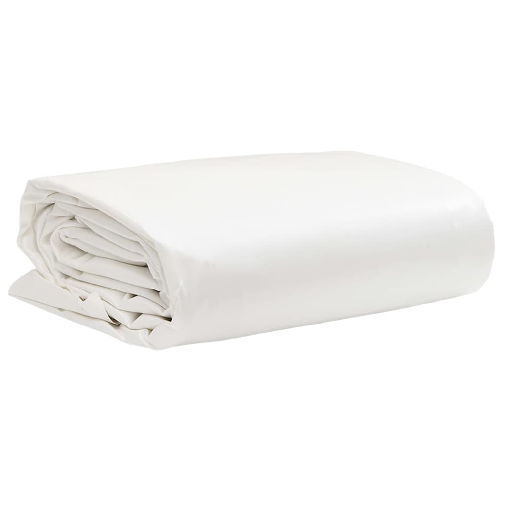 VidaXL Dekzeil 650 g/m² 2,5x4,5 m wit