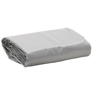 VidaXL Dekzeil 650 g/m² Ø 2 m grijs