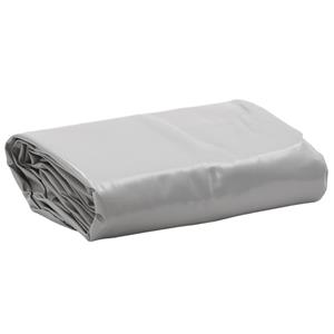 VidaXL Dekzeil 650 g/m² Ø 2,2 m grijs