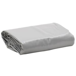 VidaXL Dekzeil 650 g/m² Ø 4 m grijs