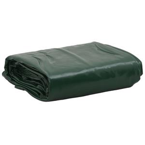 VidaXL Dekzeil 650 g/m² Ø 3 m groen