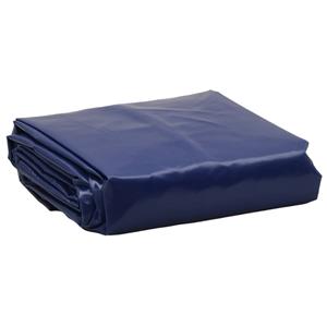 VidaXL Dekzeil 650 g/m² Ø 2,2 m blauw