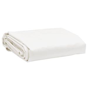 VidaXL Dekzeil 650 g/m² Ø 2,4 m wit