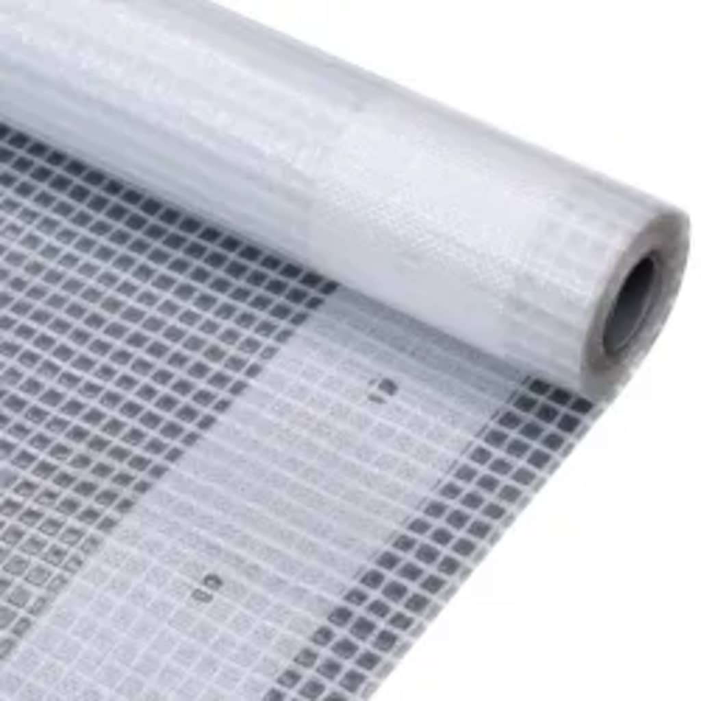 VidaXL Dekzeilen 2 st Leno 260 g/m² 4x4 m wit
