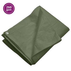 Dekzeil 260 g/m² 2x3 m HDPE groen