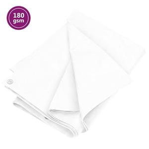 VidaXL Dekzeil 180 g/m² 3x5 m HDPE wit