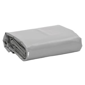 VidaXL Dekzeil 650 g/m² 4x6 m grijs