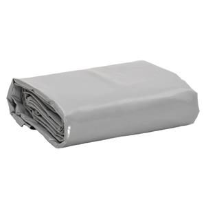 VidaXL Dekzeil 650 g/m² 1,5x10 m grijs