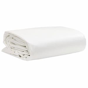 VidaXL Dekzeil 650 g/m² 1x2,5 m wit