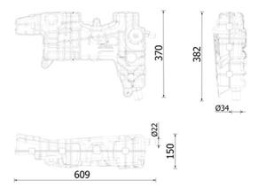 mahleoriginal MAHLE ORIGINAL Ausgleichsbehälter VOLVO,RENAULT TRUCKS,DAF CRT 250 000S 1404524,1700772S1,5010263004 7420828448,7482582816,1404524S1,1700772,20783901