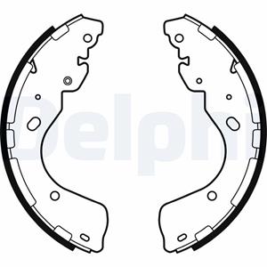 DELPHI Bremsbacken FORD,RENAULT,NISSAN LS2080 44060EB326,44060EB327,44060EB360 Trommelbremsbacken,Bremsbackensatz D4060EB36A,2HJ609237,AB312200BA