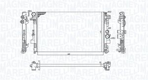 magnetimarelli MAGNETI MARELLI Kühler, Motorkühlung MERCEDES-BENZ 350213955000 6395010401,6395011101,A6395010401 Kühler,Wasserkühler,Autokühler,Motorkühler