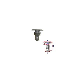 ROMIX Clip, Zier-/Schutzleiste VW,SKODA C60110 3B0839723