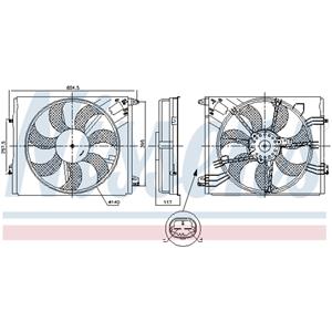 Nissens Ventilator  NIS 850050