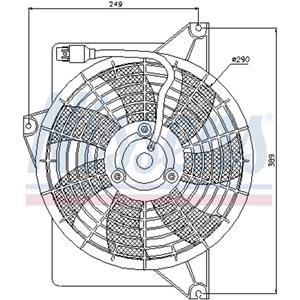 Nissens Koelventilatorwiel, motorkoeling  85372