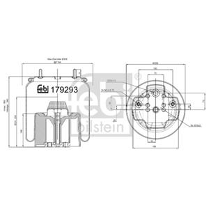 febibilstein FEBI BILSTEIN Federbalg, Luftfederung 179293 550025976,FAG0410119,0542940910 0542940910S,0542940910S3,0542943210,550002039,550009378,505814639