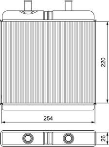Iveco Kachelradiateur, interieurverwarming