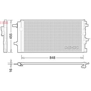 Denso Condensator, airconditioning  DCN02023
