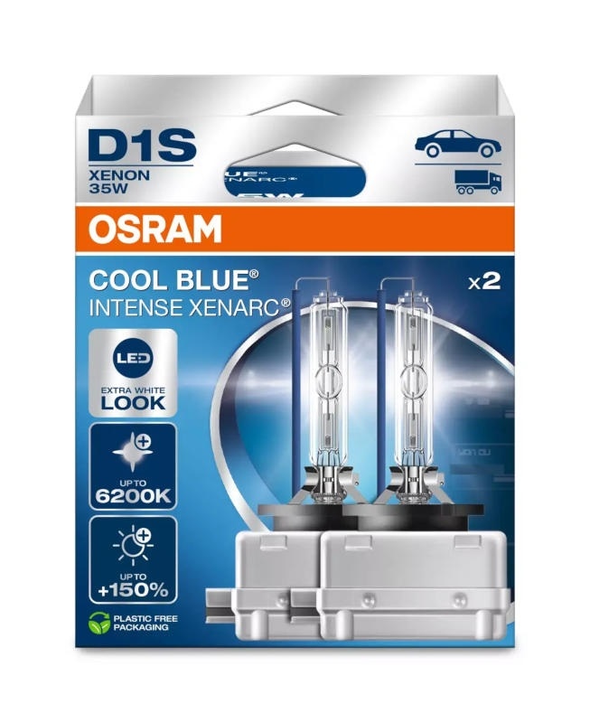 Abarth Osram Xenarc Cool Blue Intense NextGen 12V D1S - 2 stuks