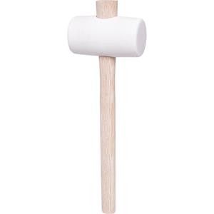 KS Tools 140.1235 Rubberen hamer wit, 500 g