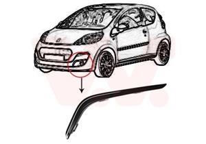 Peugeot Sier- / beschermingspaneel, bumper