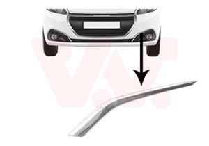 Peugeot voorbumpersierlijst l.