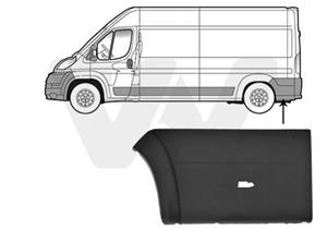 Citroen Sierlijst Acht.spatbord L