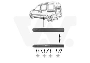 Renault Sier- / beschermingspaneel, deur