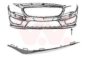 Mercedes-Benz Plaat, bumper