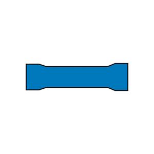Carpoint Stootverbinder 546 Blauw Ø4,5mm 10 Stuks