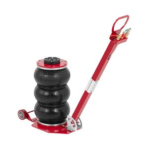 MSW Pneumatische krik - 3000 kg - Hefhoogte 40 cm - Hendel 80 cm verstelbaar