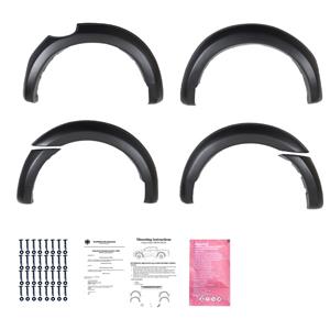 Ford Oneway Set spatbordverbreders (Fender Flares) passend voor  Ranger T6/T7/T8 2012-2022 (met Tape)