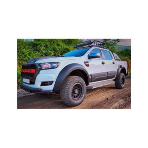 Ford Oneway Set spatbordverbreders (Fender Flares) passend voor  Ranger T6/T7/T8 2012-2022 (Jumbo) -