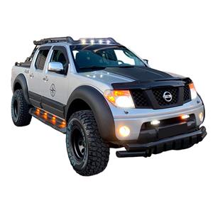 Nissan Oneway Set spatbordverbreders (Fender Flares) passend voor  Navara D40 Facelift 2010-2014