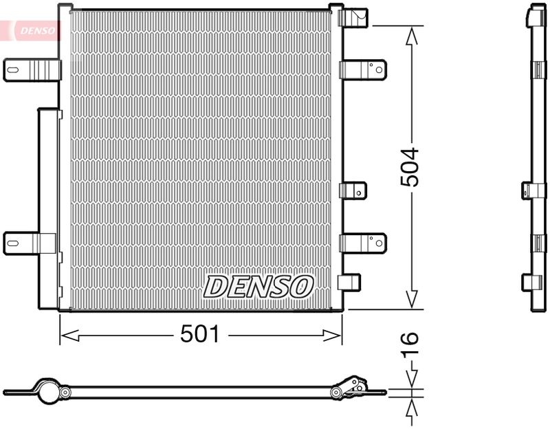 Mercedes-Benz Condensor, airconditioning