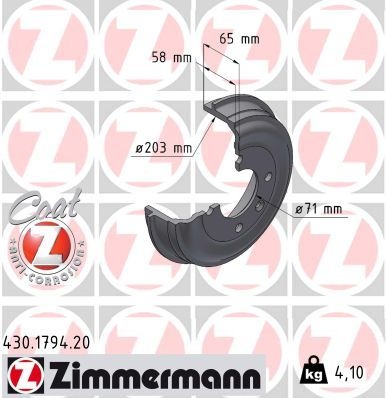 Opel Remtrommel COAT Z