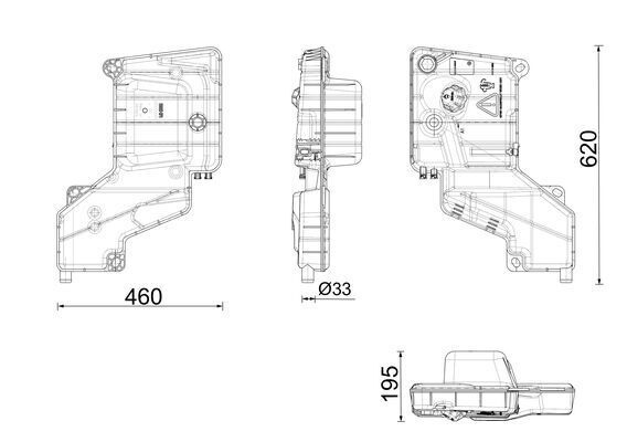 Iveco Expansietank, koelvloeistof